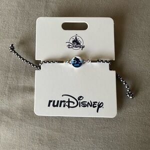 Disney Black and White Braided Bracelet